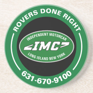 UNABHÄNGIGER MOTORCAR Sandstone-Untersetzer Getränkeuntersetzer