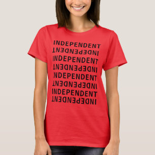 Unabhängiger weg von der Schulterspitze T-Shirt