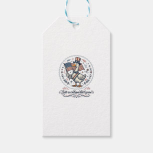 Unabhängiges Gänse-Vintage-Patriotisches-Shirt-Des Geschenkanhänger