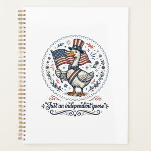 Unabhängiges Gänse-Vintage-Patriotisches-Shirt-Des Planer