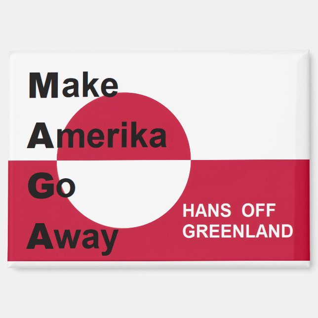 Unabhängiges Grönland Magnet (Vorderseite)