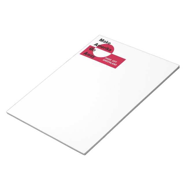 Unabhängiges Grönland Notizblock (angewinkelt)