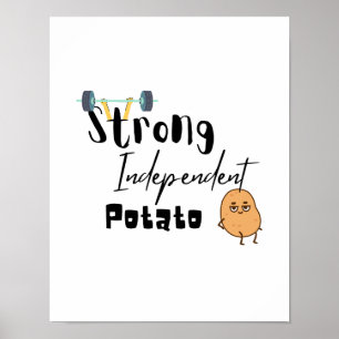 unabhängiges Kartoffel Poster