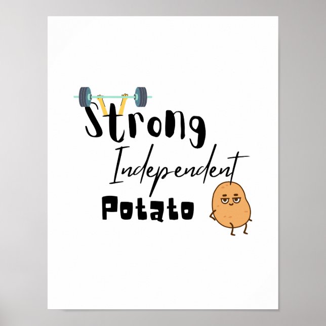unabhängiges Kartoffel Poster (Vorne)