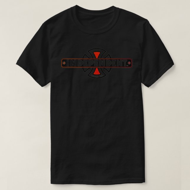 Unabhängiges Retro-Skateboarddesign T-Shirt (Design vorne)