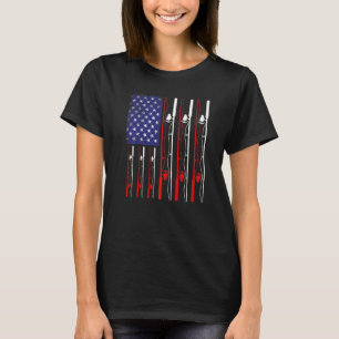 Unabhängigkeit 4. Juli USA Amerikanische Flagge An T-Shirt