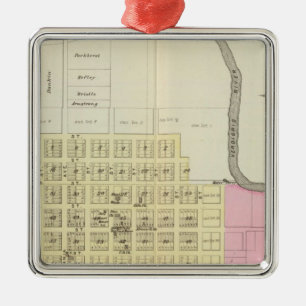 Unabhängigkeit, Coffeyville und Havanna, Kansas Ornament Aus Metall