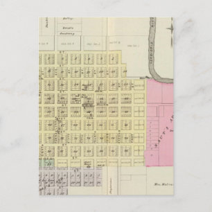 Unabhängigkeit, Coffeyville und Havanna, Kansas Postkarte