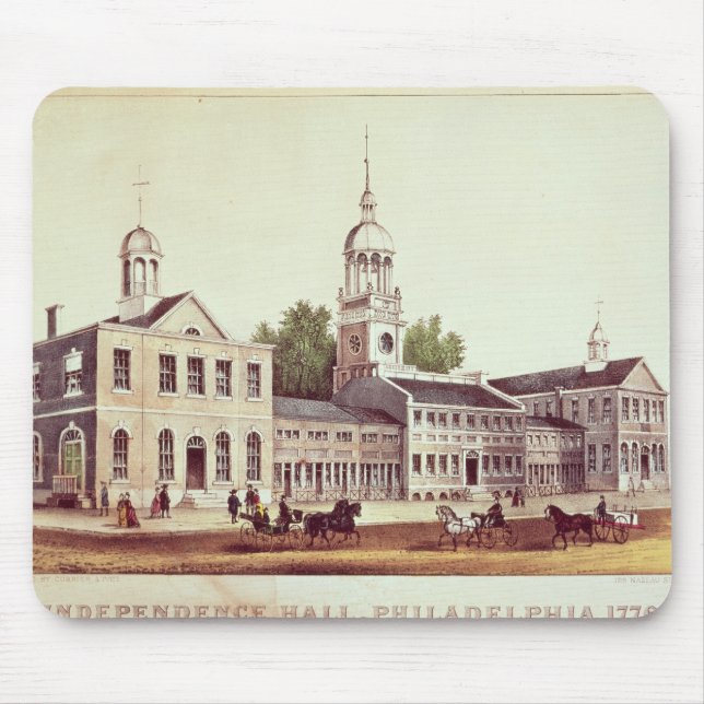 Unabhängigkeit Hall, Philadelphia Mousepad (Vorne)