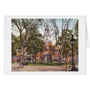 Unabhängigkeit Hall Philadelphia, PA 1900 Vintag