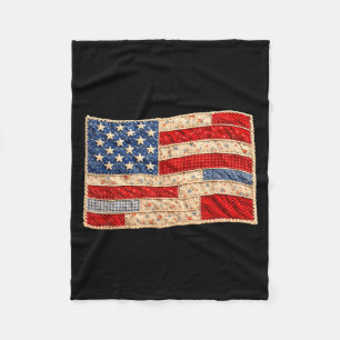 Unabhängigkeit patriotisch floral amerikanische Fl Fleecedecke