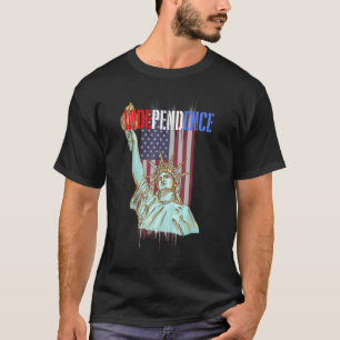 Unabhängigkeit USA Amerika Patriotische Freiheitss T-Shirt