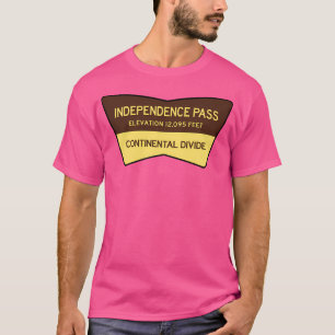 Unabhängigkeitpass Colorado Rocky Mountains Nation T-Shirt