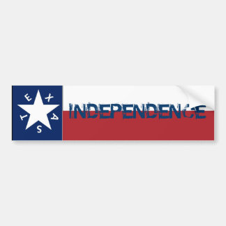 Unabhängigkeits-Texas-Flagge Autoaufkleber