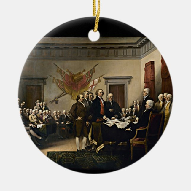Unabhängigkeitserklärung 1776 keramikornament (Vorne)