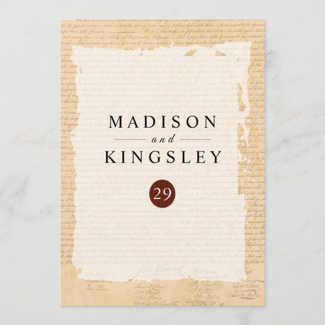 Unabhängigkeitserklärung 📜 1776 programm (Vorderseite)