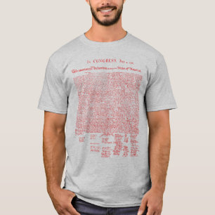 Unabhängigkeitserklärung, 1776 T-Shirt