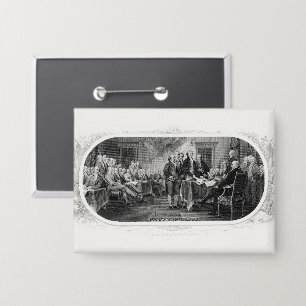 Unabhängigkeitserklärung: 2 Dollar, Etching Button