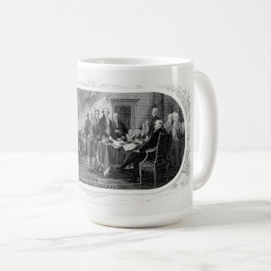 Unabhängigkeitserklärung: 2 Dollar, Etching Kaffeetasse