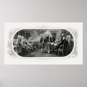 Unabhängigkeitserklärung: 2 Dollar, Etching Poster
