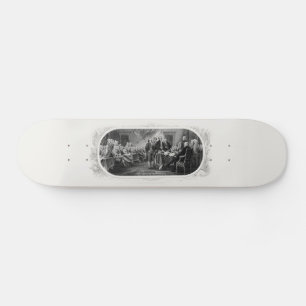 Unabhängigkeitserklärung: 2 Dollar, Etching Skateboard