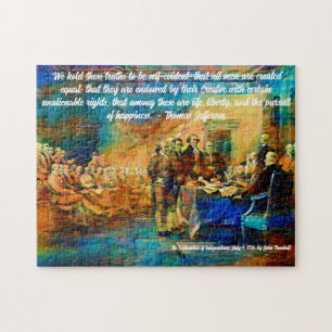 Unabhängigkeitserklärung, 4. Juli 1776 Puzzle