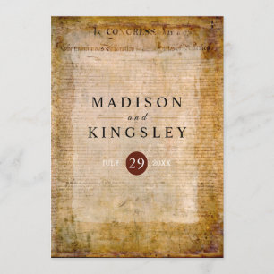 Unabhängigkeitserklärung 📜 alten Pergament von 17 Programm