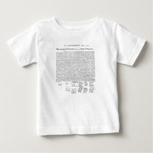 Unabhängigkeitserklärung Baby T-shirt
