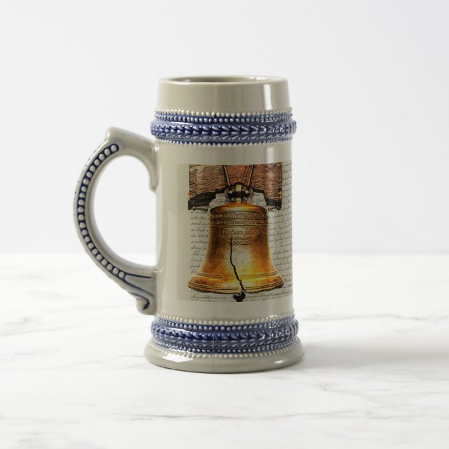Unabhängigkeitserklärung Bierglas (Links)