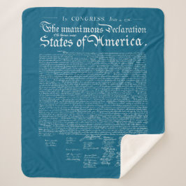 Unabhängigkeitserklärung der USA Sherpadecke