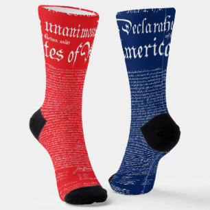 Unabhängigkeitserklärung der USA Socken