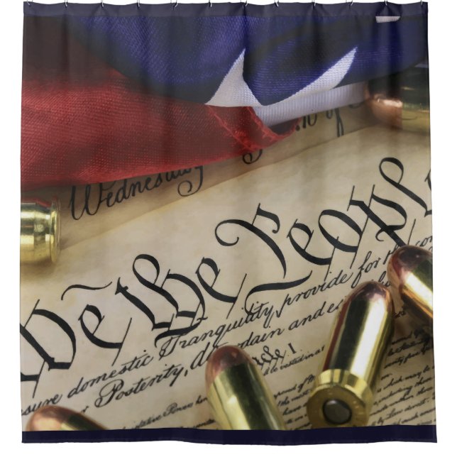 Unabhängigkeitserklärung Duschvorhang (Vorderseite)