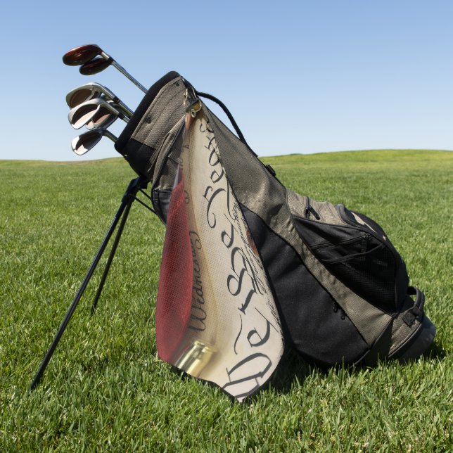Unabhängigkeitserklärung Golfhandtuch (Gras)