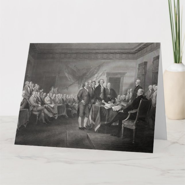 Unabhängigkeitserklärung Karte (Vorderseite)