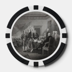 Unabhängigkeitserklärung Pokerchips