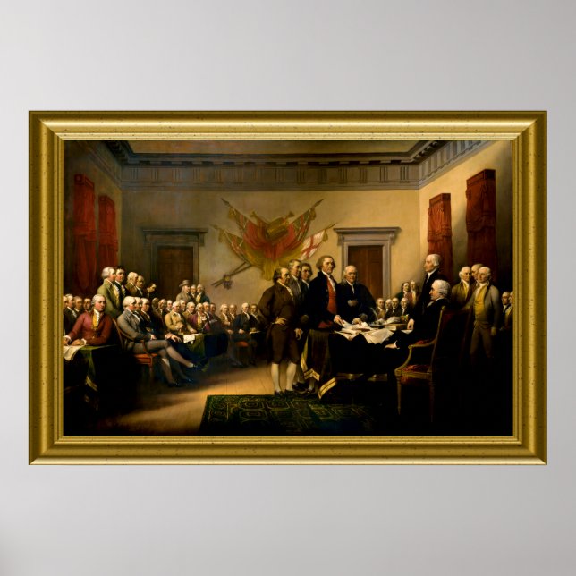 Unabhängigkeitserklärung Poster (Vorne)