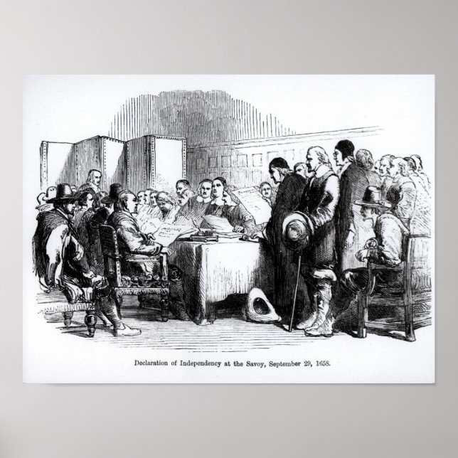 Unabhängigkeitserklärung Poster (Vorne)