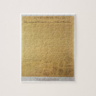 Unabhängigkeitserklärung Puzzle