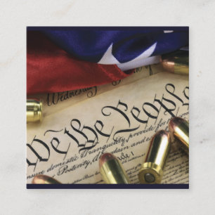 Unabhängigkeitserklärung Quadratische Visitenkarte