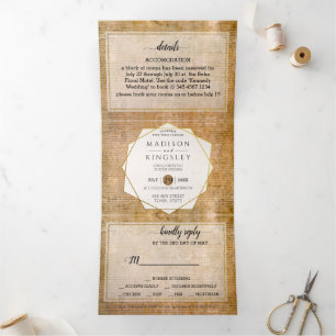 Unabhängigkeitserklärung 📜 US-Parlament Dreifach Gefaltete Einladung