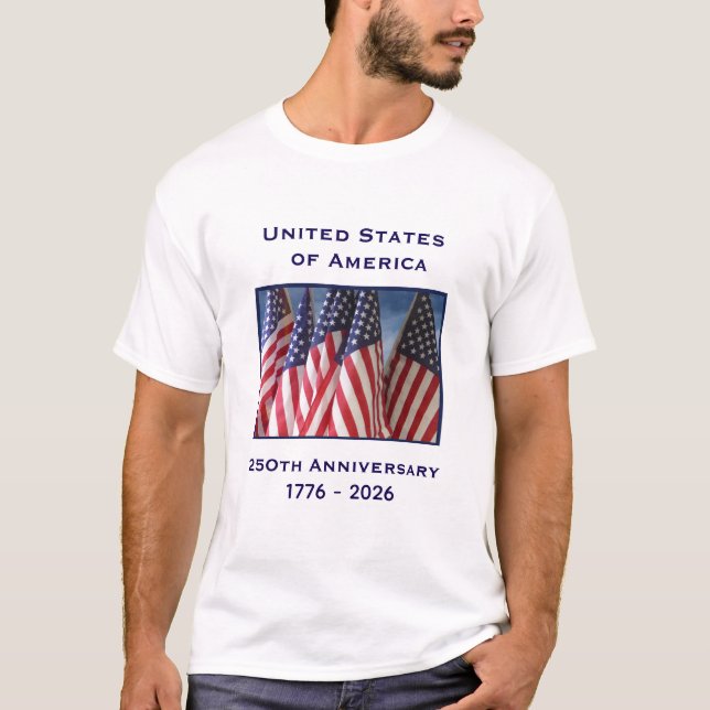 Unabhängigkeitserklärung vom 4. Juli 1776 T-Shirt (Vorderseite)