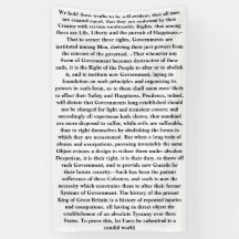 Unabhängigkeitserklärung: Wir halten diese Wahrhei