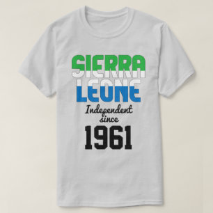 Unabhängigkeitsfeier für Sierra Leone T-Shirt