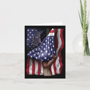 Unabhängigkeitsflagge der USA Niederländischer Sch Karte