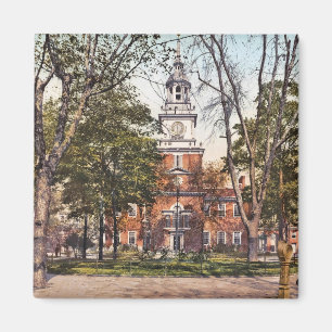 Unabhängigkeitshalle Philadelphia, PA 1900 Vintage Magnet
