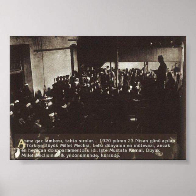 Unabhängigkeitskrieg in der Türkei Poster (Vorne)