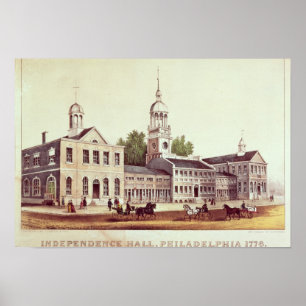 Unabhängigkeitssaal, Philadelphia Poster