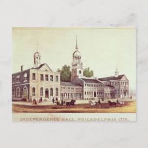 Unabhängigkeitssaal, Philadelphia Postkarte