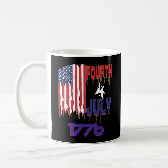 Unabhängigkeitstag 1776 kaffeetasse (Links)