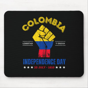 Unabhängigkeitstag 1810 Republik Kolumbien 2023  Mousepad